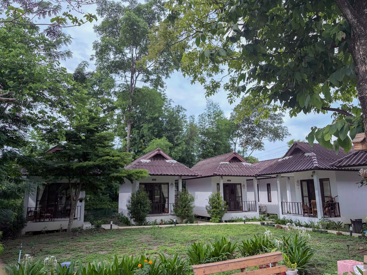 Charming guesthouse exterior at A-Thip House Pai